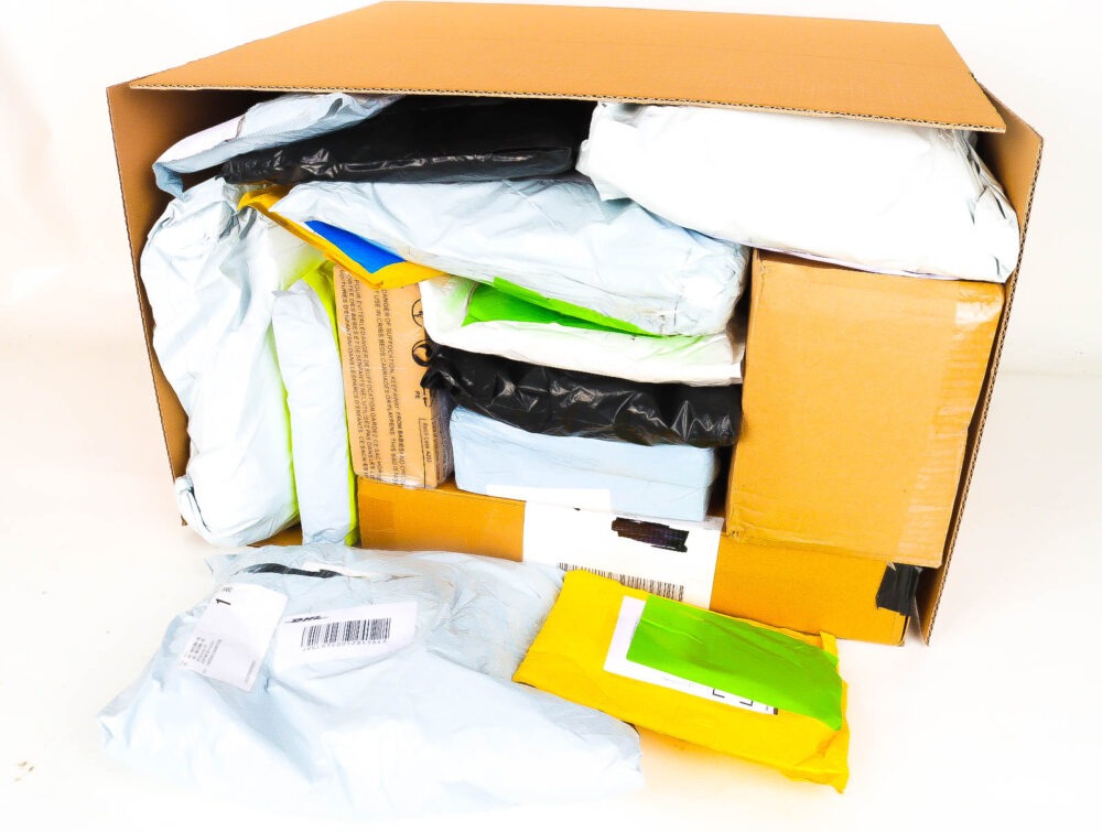 XL Doos met Verloren & Retour Postpakketten