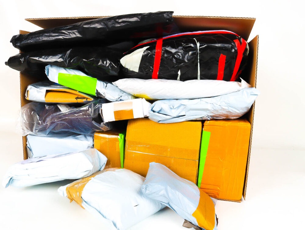 XL Doos met Verloren & Retour Postpakketten
