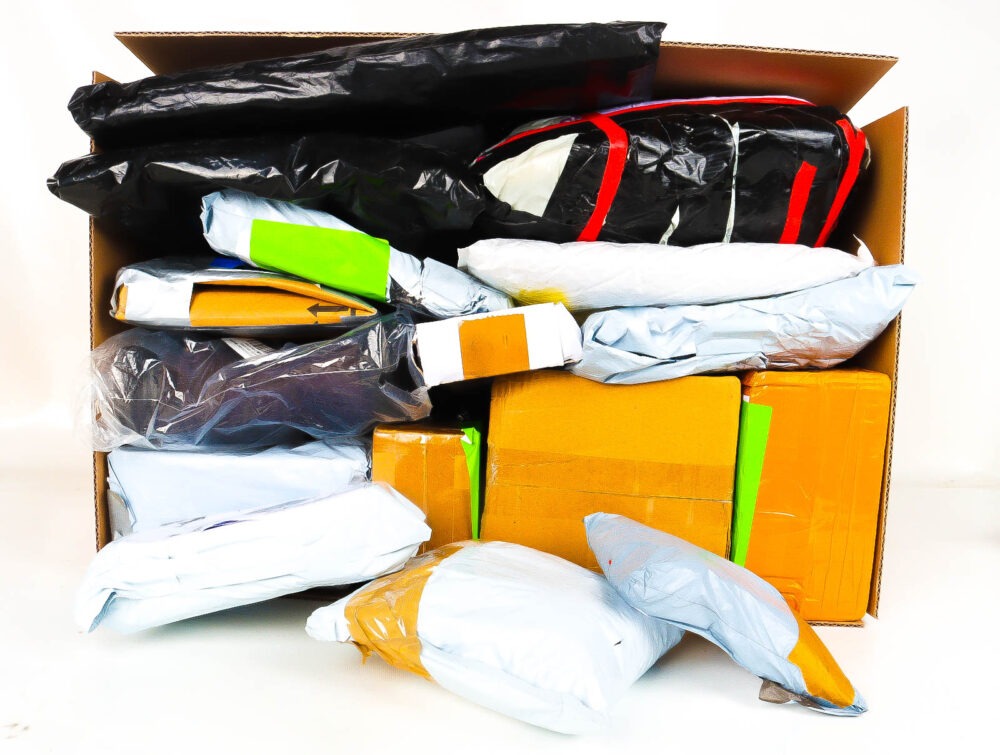 XL Doos met Verloren & Retour Postpakketten