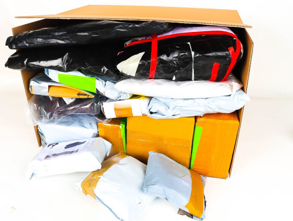 XL Doos met Verloren & Retour Postpakketten