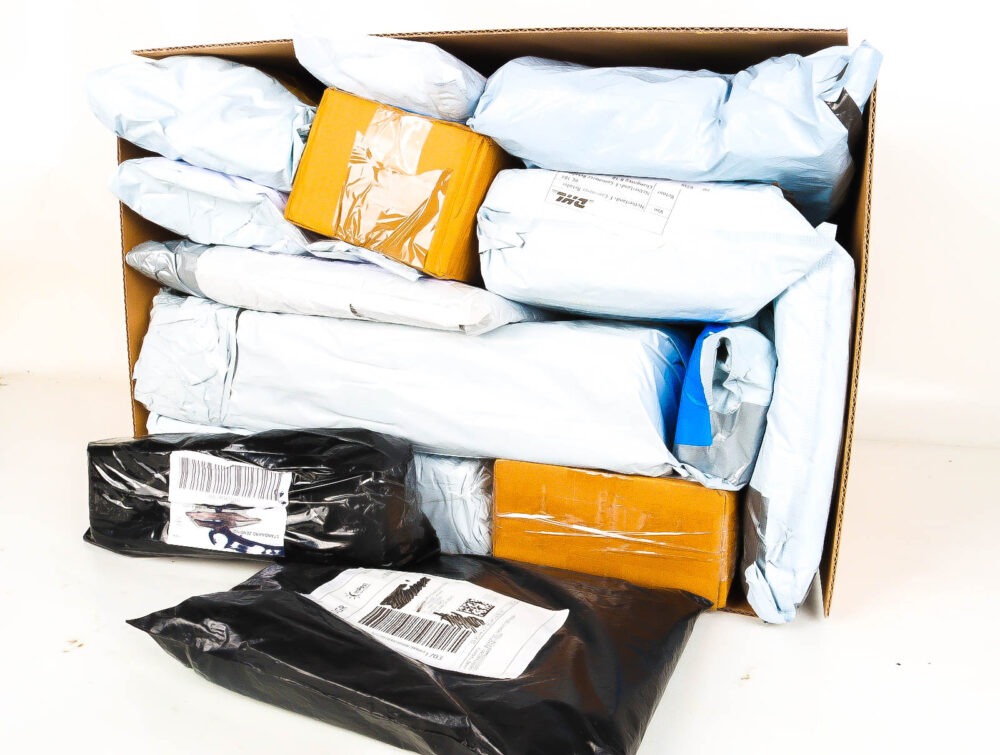 XL Doos met Verloren & Retour Postpakketten