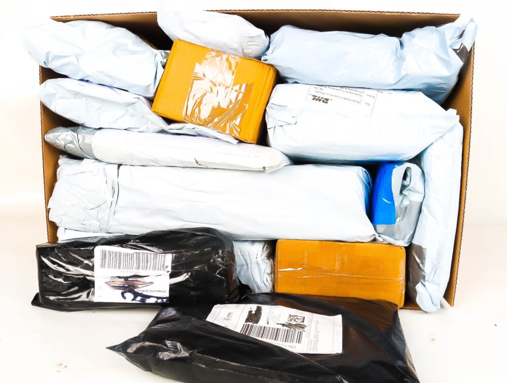 XL Doos met Verloren & Retour Postpakketten