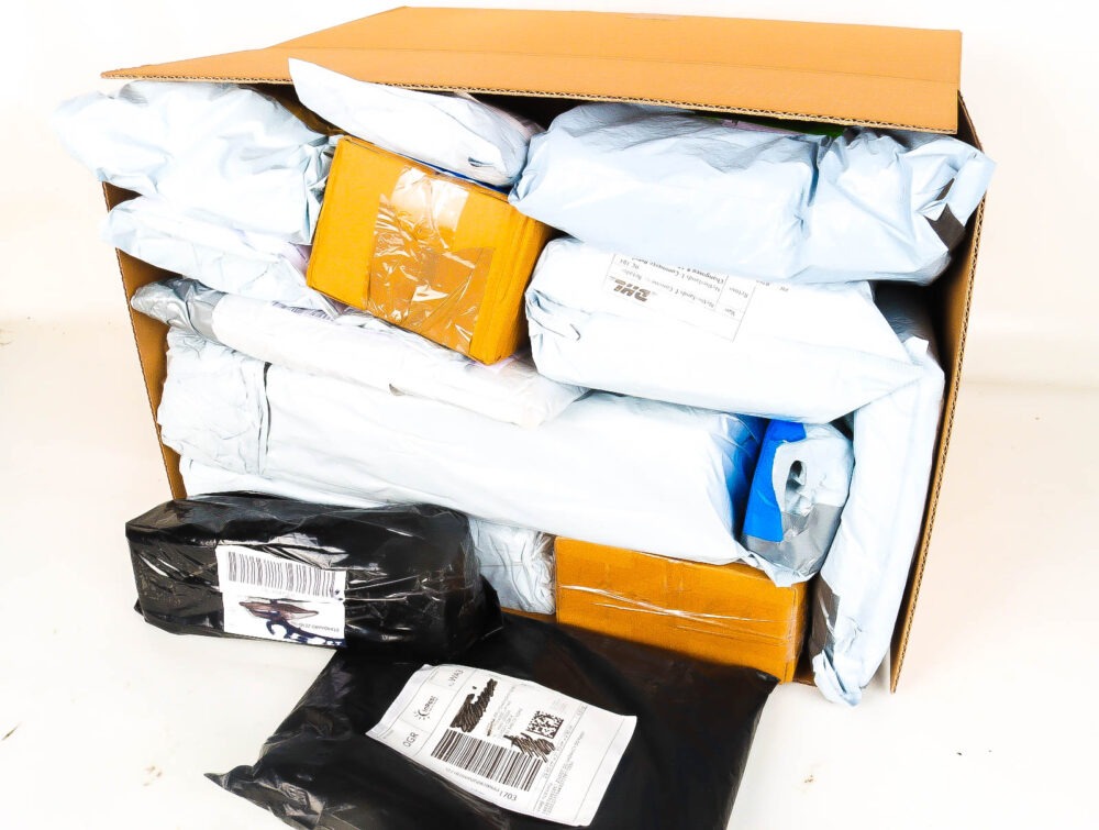 XL Doos met Verloren & Retour Postpakketten