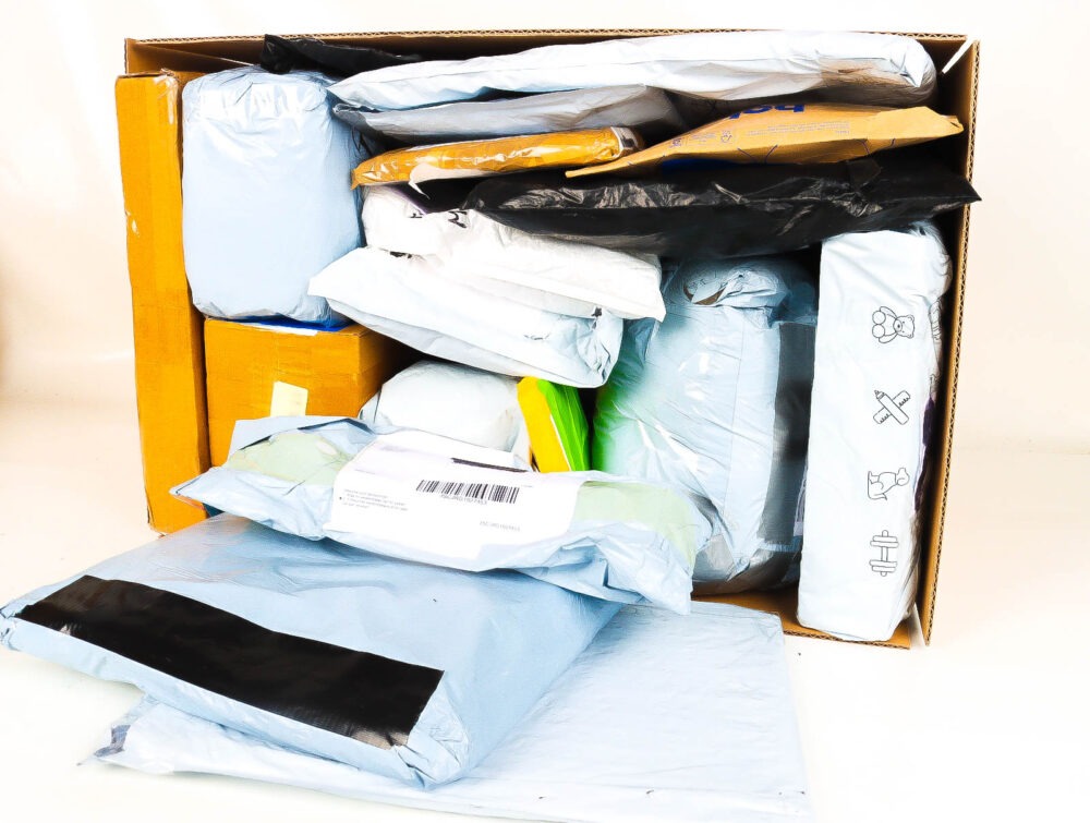 XL Doos met Verloren & Retour Postpakketten