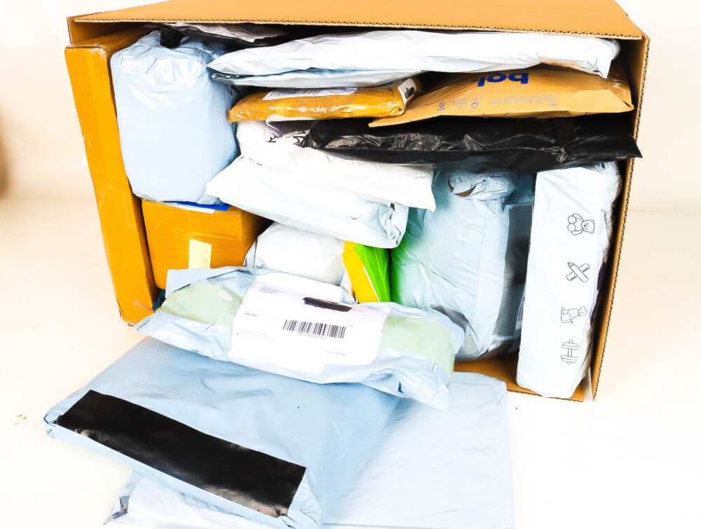XL Doos met Verloren & Retour Postpakketten