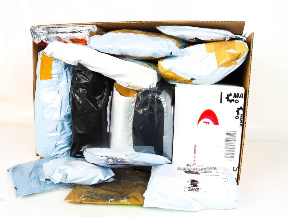 XL Doos met Verloren & Retour Postpakketten