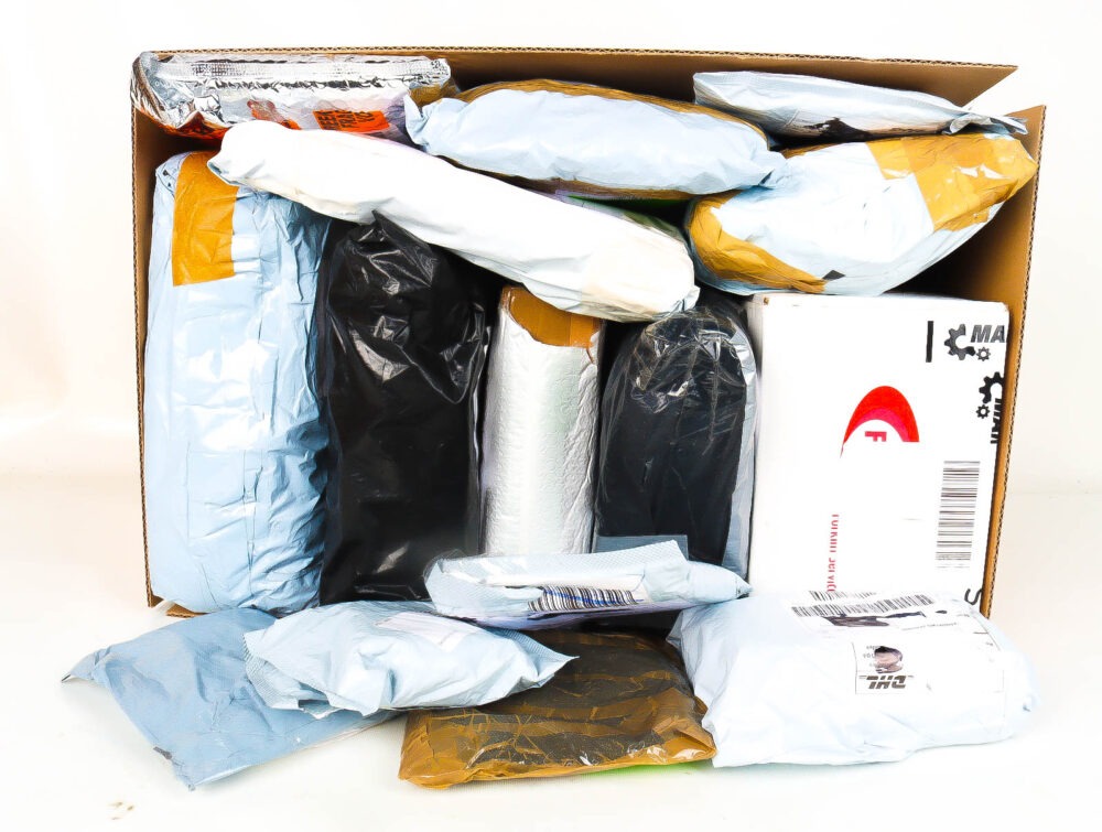 XL Doos met Verloren & Retour Postpakketten