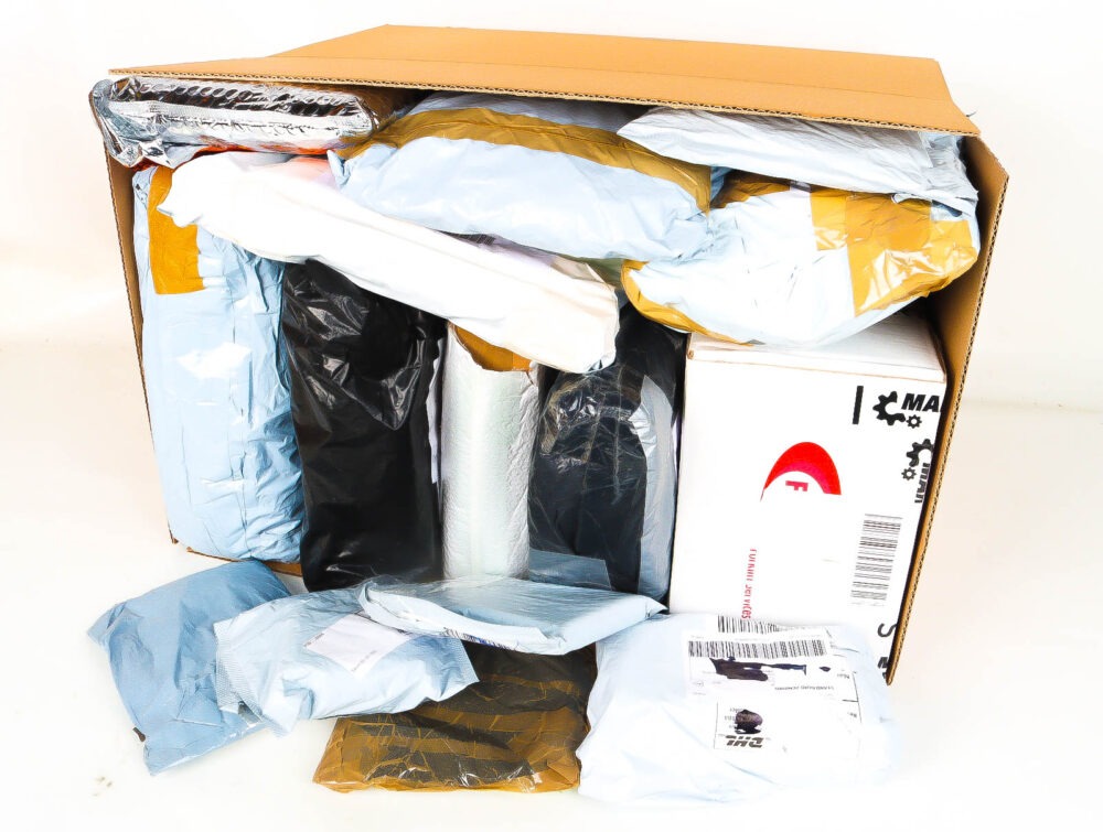 XL Doos met Verloren & Retour Postpakketten