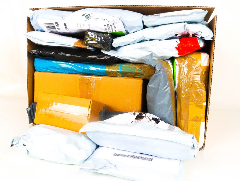 XL Doos met Verloren & Retour Postpakketten