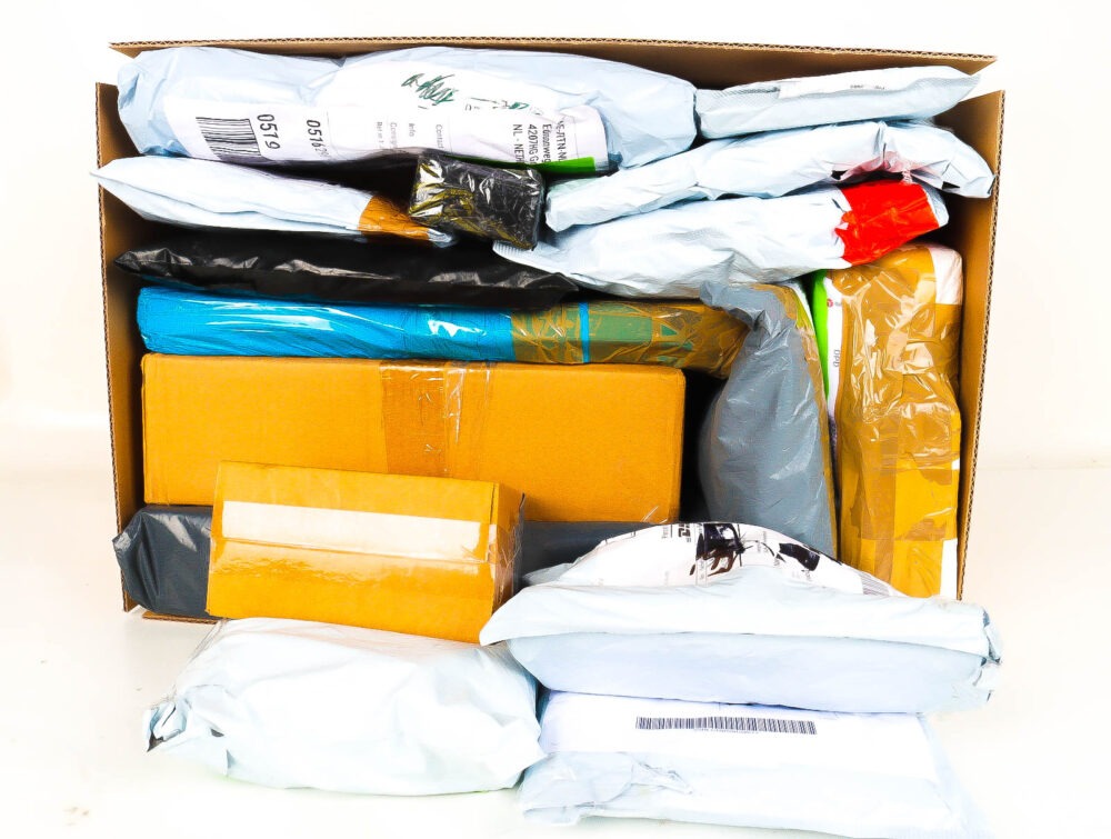 XL Doos met Verloren & Retour Postpakketten