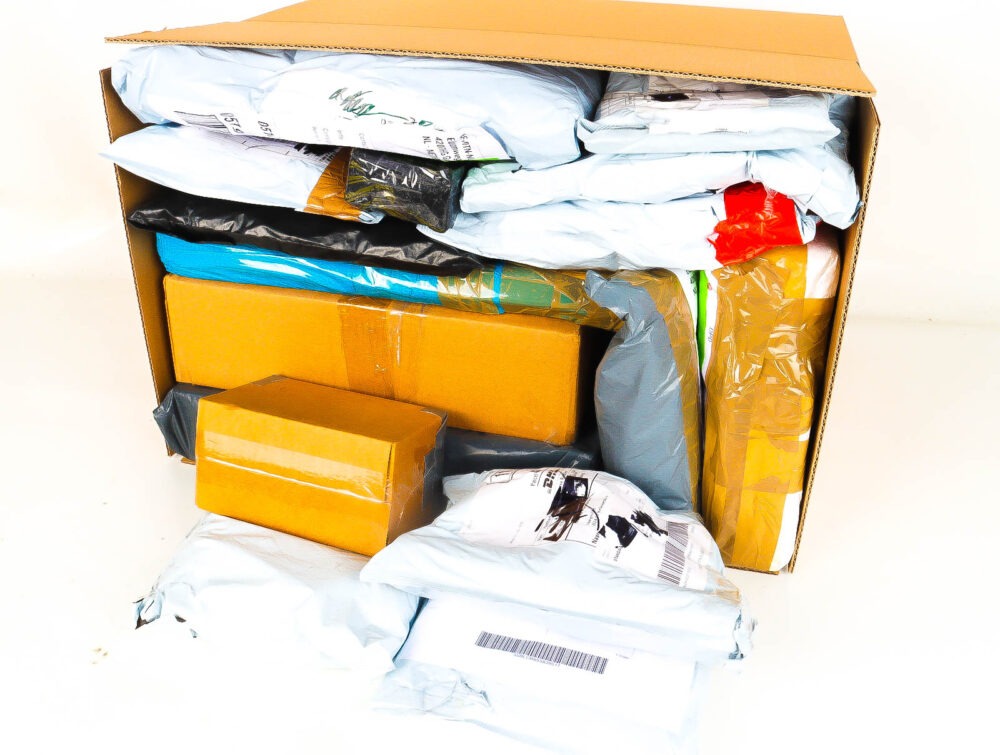 XL Doos met Verloren & Retour Postpakketten