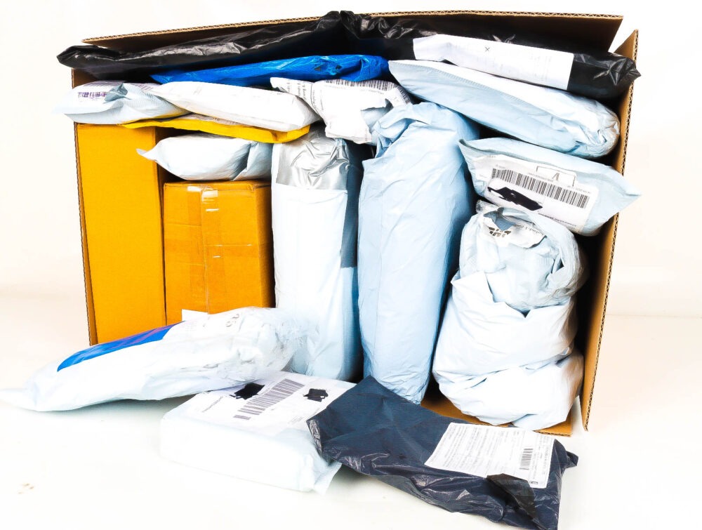 XL Doos met Verloren & Retour Postpakketten