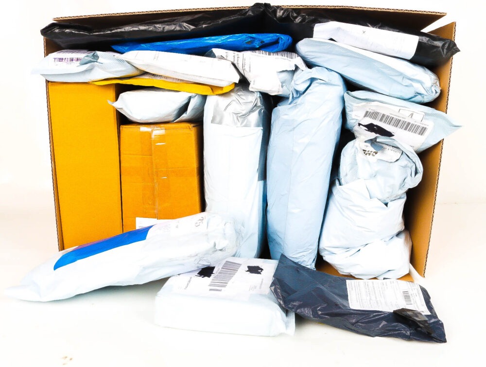 XL Doos met Verloren & Retour Postpakketten