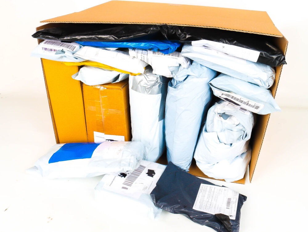 XL Doos met Verloren & Retour Postpakketten