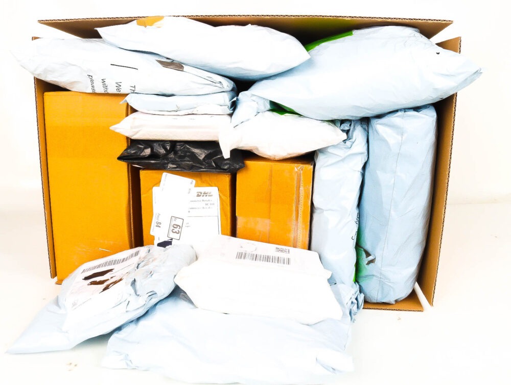 XL Doos met Verloren & Retour Postpakketten