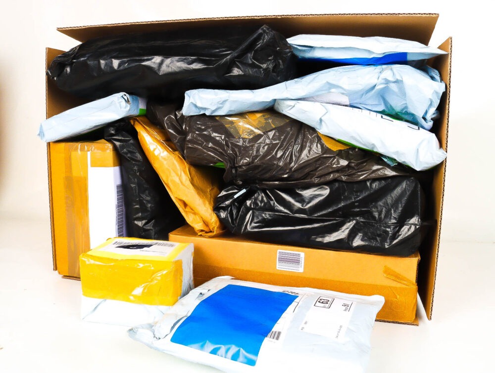 XL Doos met Verloren & Retour Postpakketten