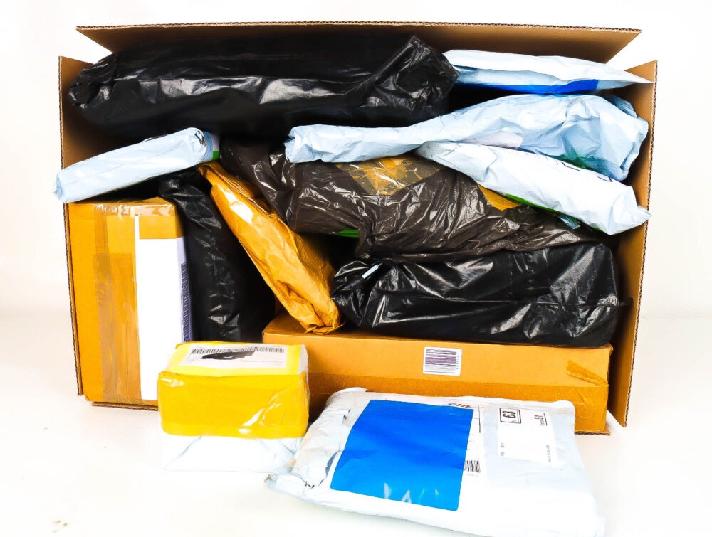 XL Doos met Verloren & Retour Postpakketten