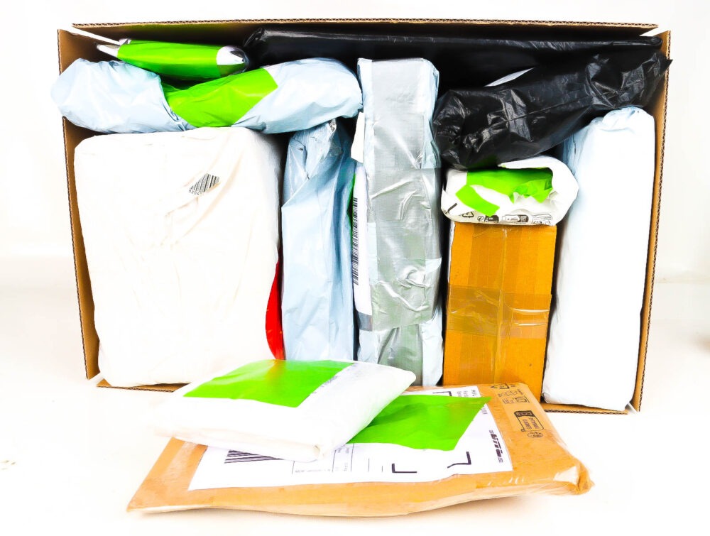 XL Doos met Verloren & Retour Postpakketten