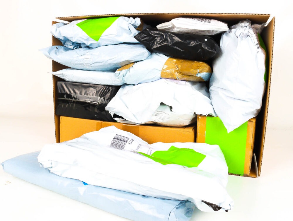 XL Doos met Verloren & Retour Postpakketten