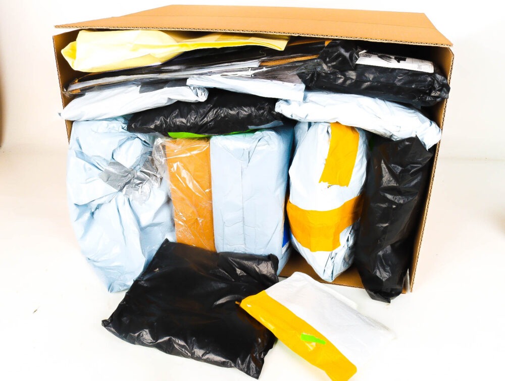 XL Doos met Verloren & Retour Postpakketten