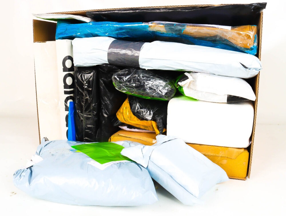XL Doos met Verloren & Retour Postpakketten