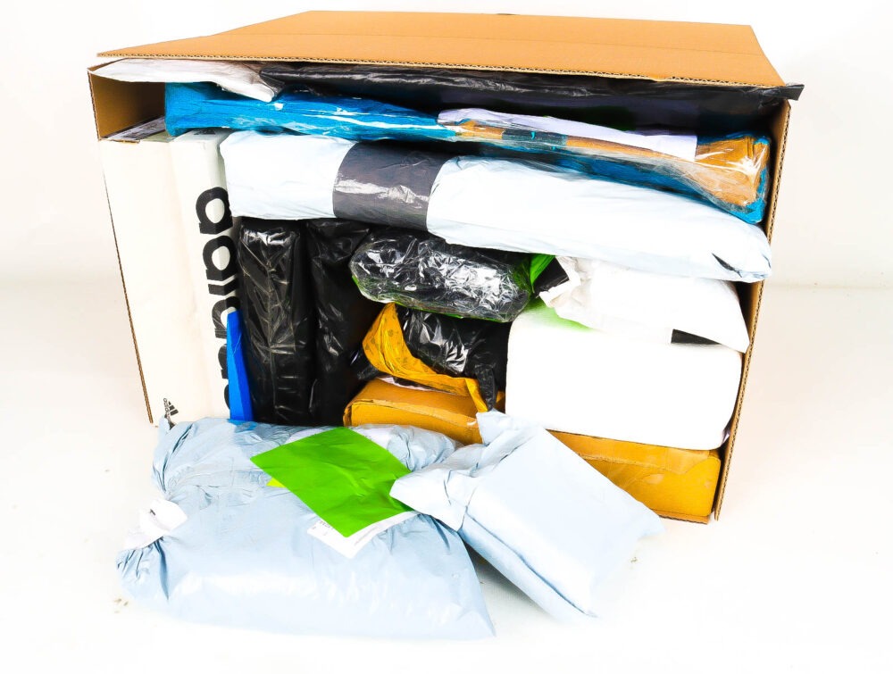 XL Doos met Verloren & Retour Postpakketten