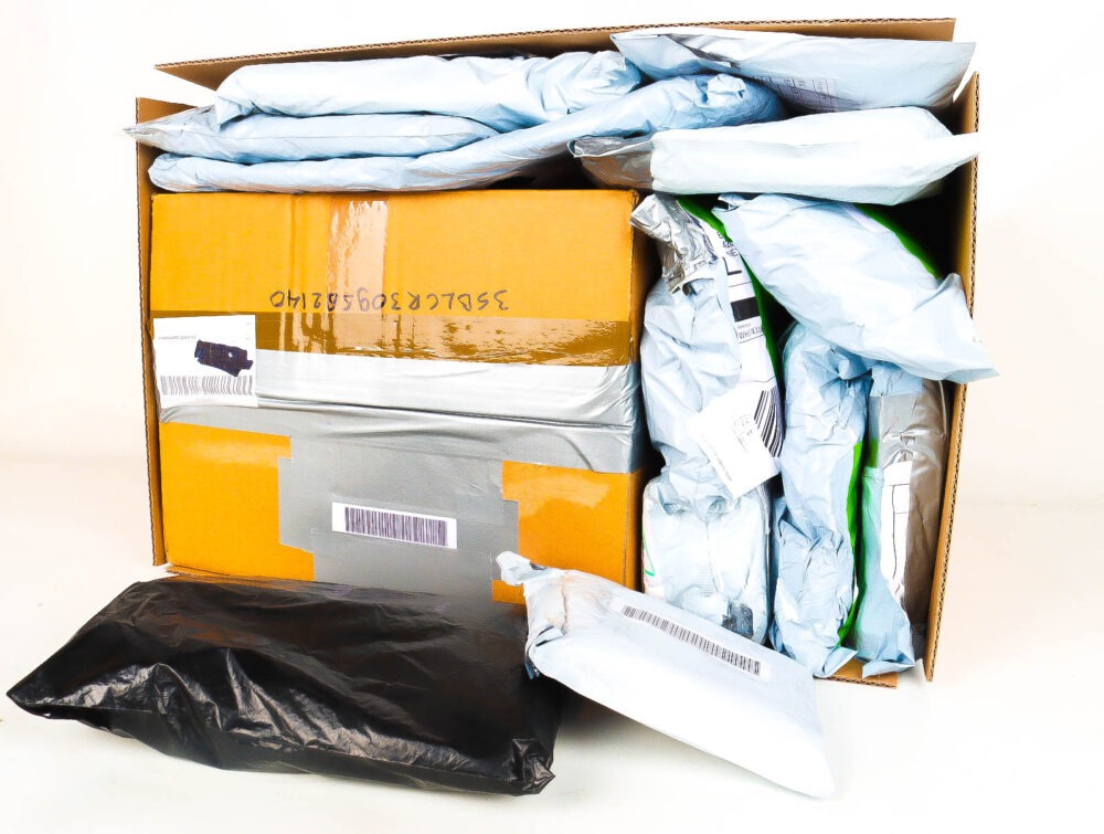 XL Doos met Verloren & Retour Postpakketten