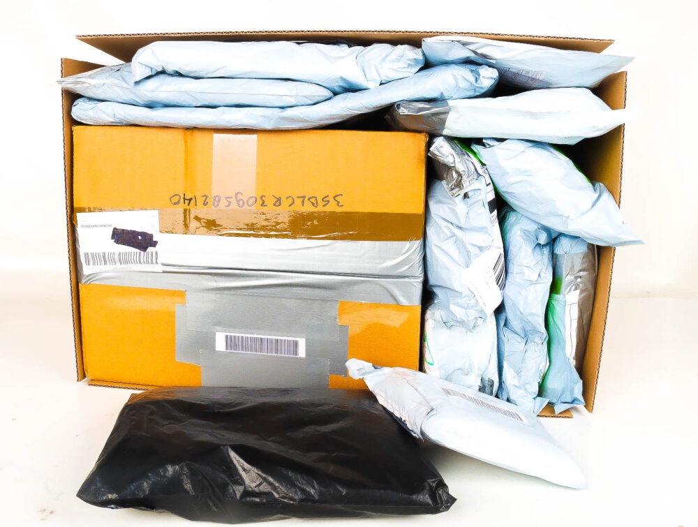 XL Doos met Verloren & Retour Postpakketten