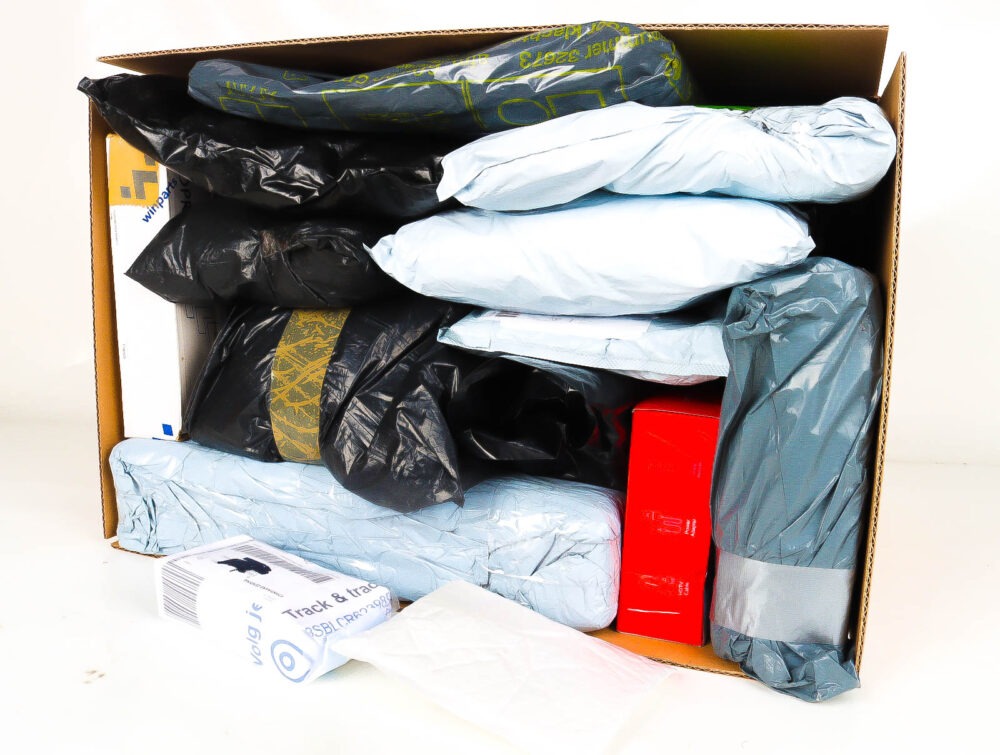 XL Doos met Verloren & Retour Postpakketten