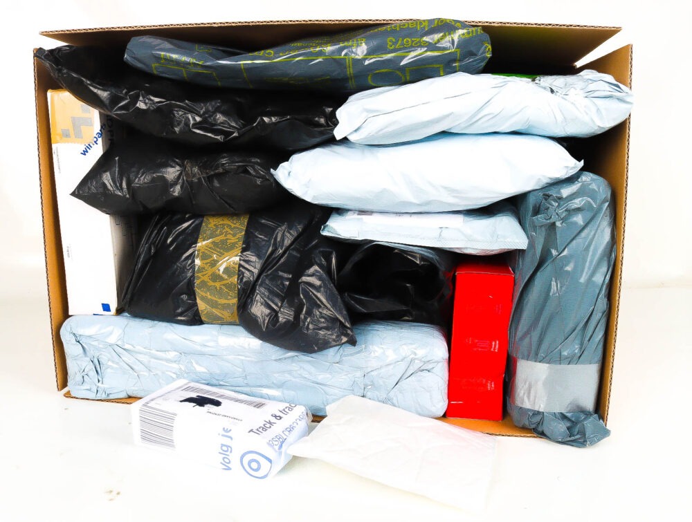 XL Doos met Verloren & Retour Postpakketten