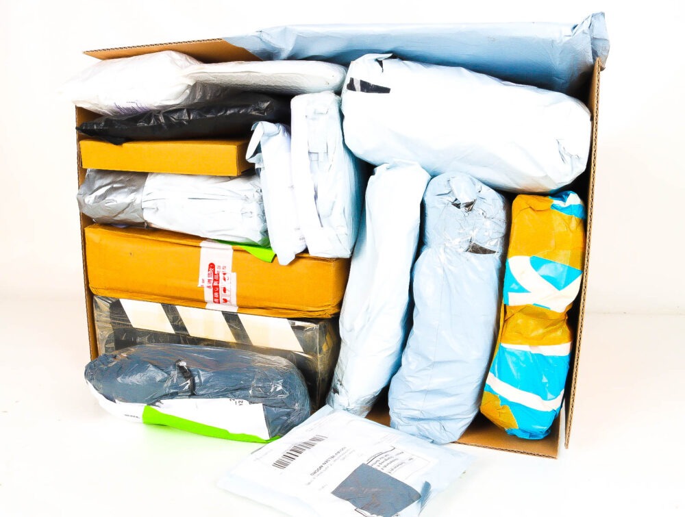 XL Doos met Verloren & Retour Postpakketten