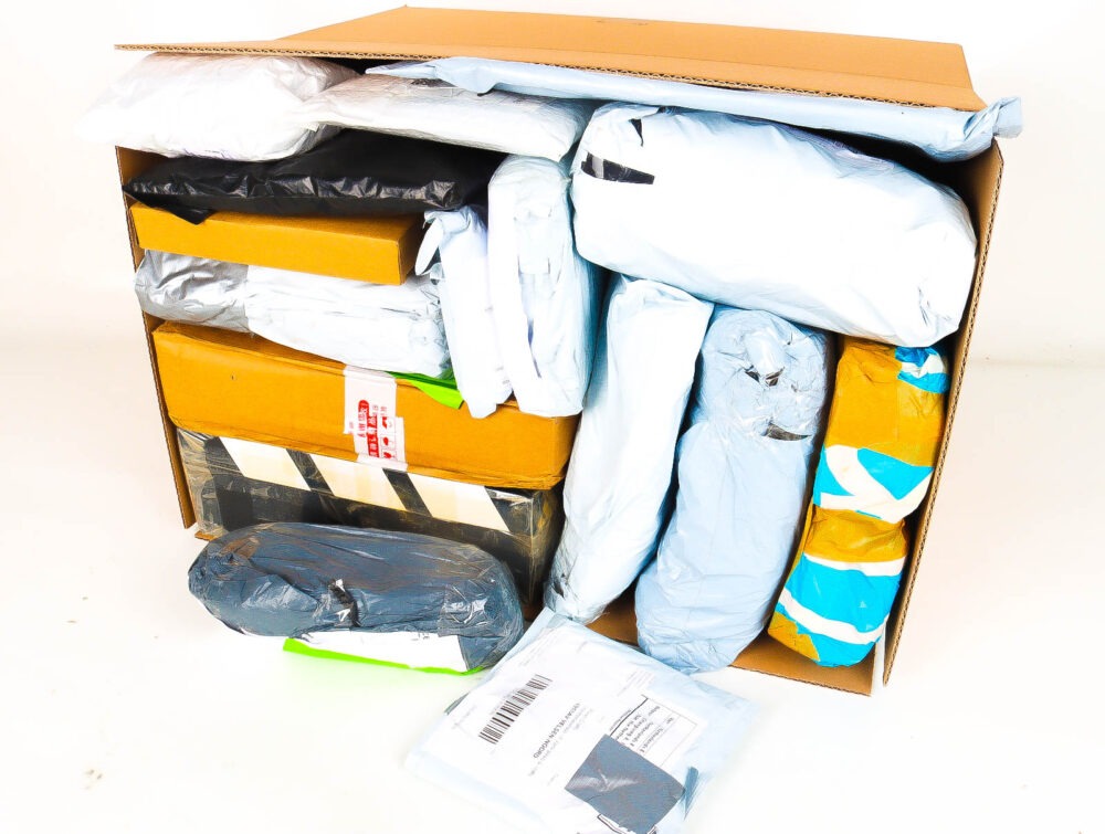 XL Doos met Verloren & Retour Postpakketten