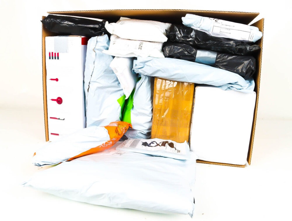 XL Doos met Verloren & Retour Postpakketten