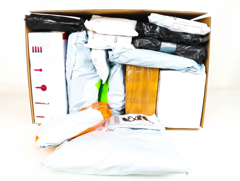 XL Doos met Verloren & Retour Postpakketten