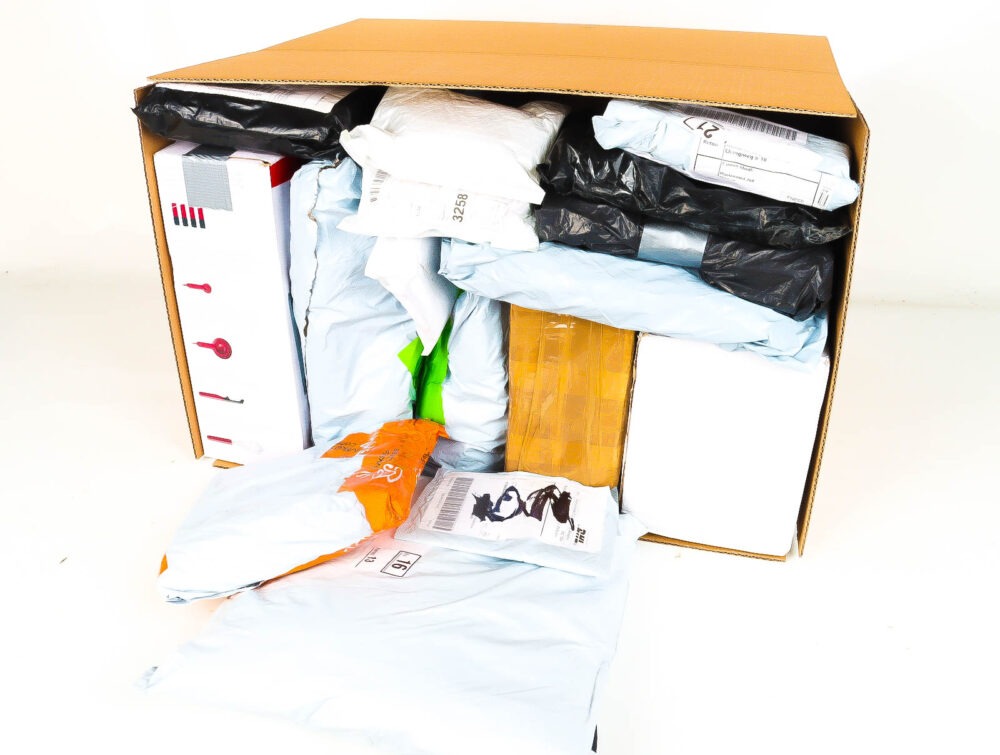 XL Doos met Verloren & Retour Postpakketten