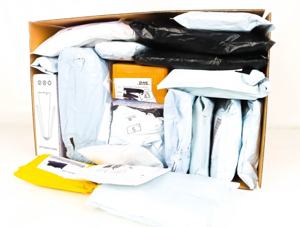 XL Doos met Verloren & Retour Postpakketten