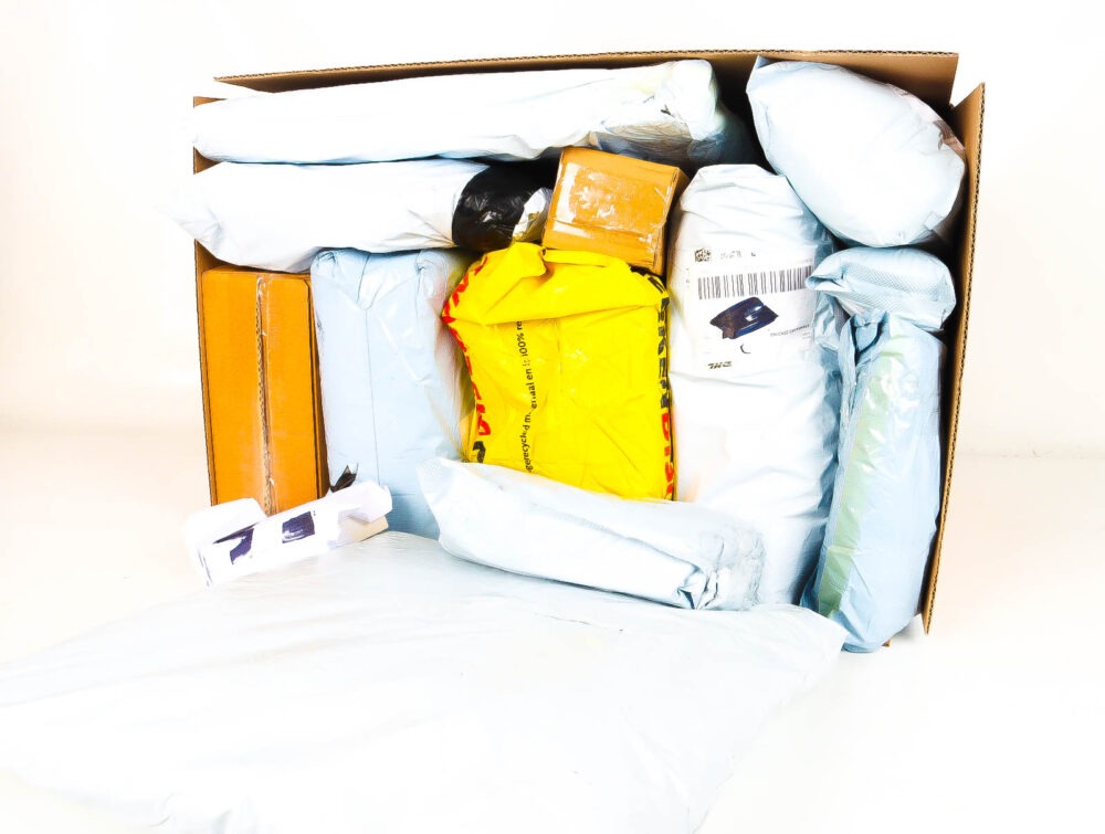 XL Doos met Verloren & Retour Postpakketten