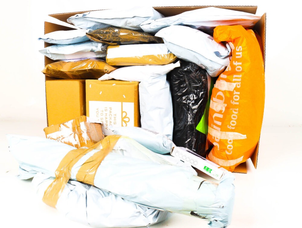 XL Doos met Verloren & Retour Postpakketten