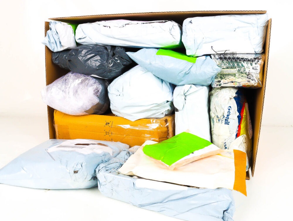 XL Doos met Verloren & Retour Postpakketten