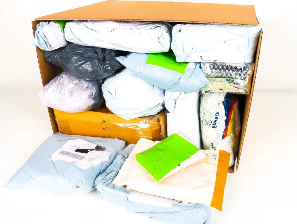 XL Doos met Verloren & Retour Postpakketten