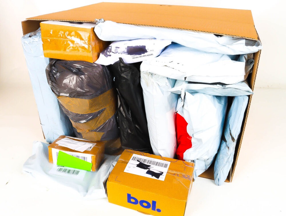 XL Doos met Verloren & Retour Postpakketten