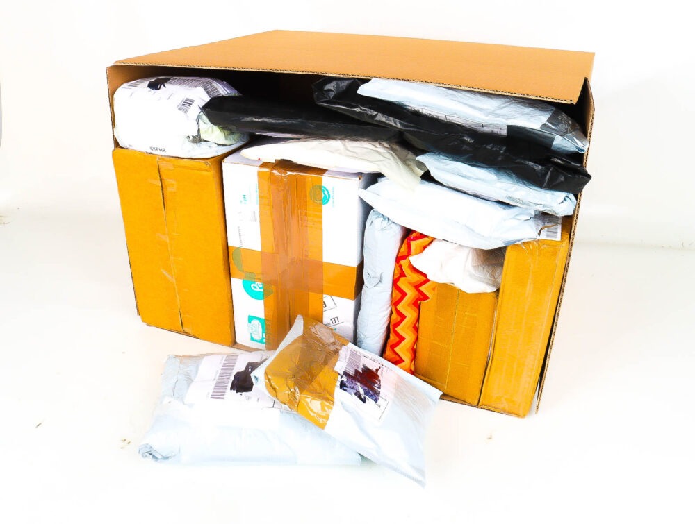 XL Doos met Verloren & Retour Postpakketten