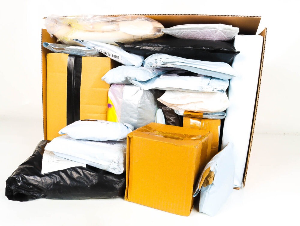 XL Doos met Verloren & Retour Postpakketten