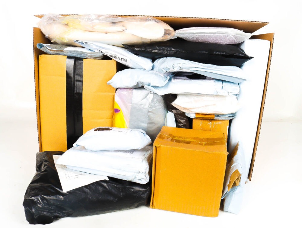 XL Doos met Verloren & Retour Postpakketten