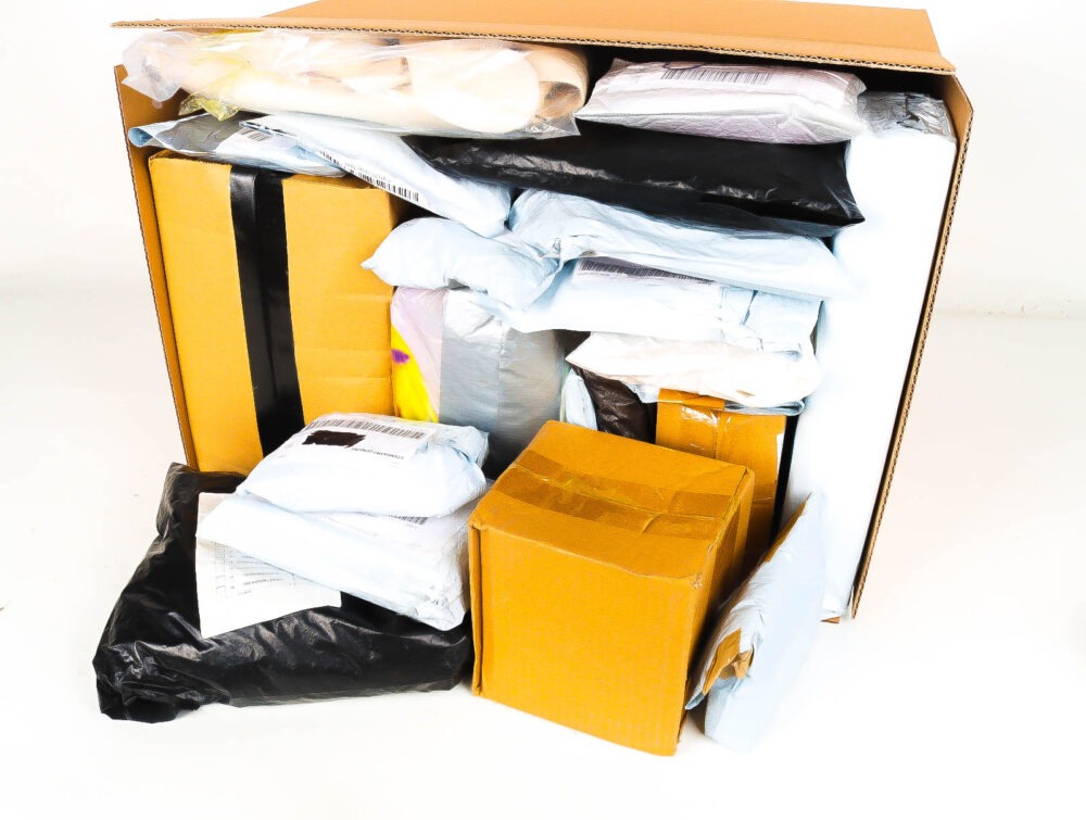 XL Doos met Verloren & Retour Postpakketten