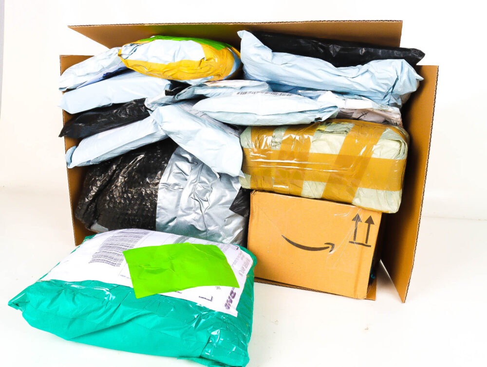 XL Doos met Verloren & Retour Postpakketten