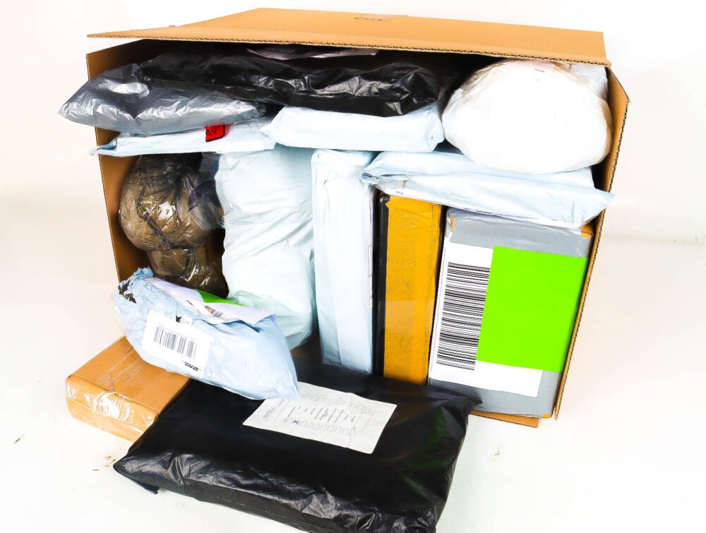 XL Doos met Verloren & Retour Postpakketten