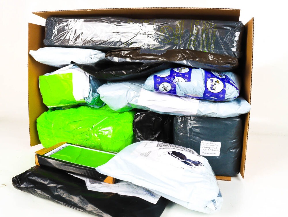 XL Doos met Verloren & Retour Postpakketten