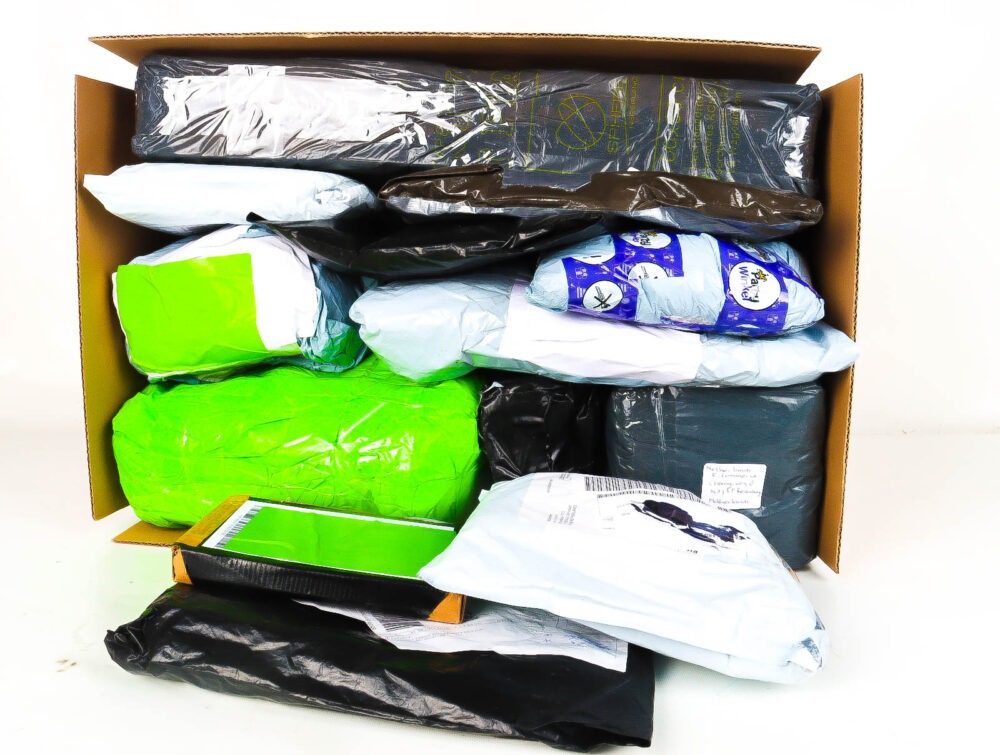 XL Doos met Verloren & Retour Postpakketten
