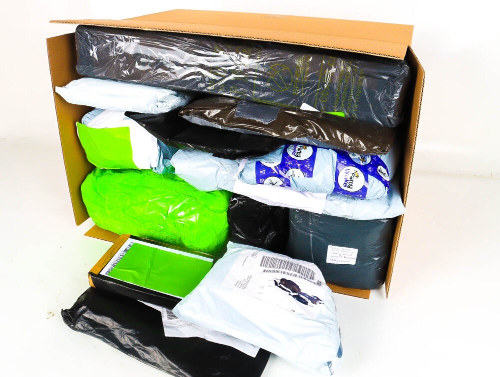 XL Doos met Verloren & Retour Postpakketten
